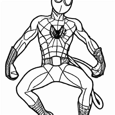 Aventuras Do Homem Aranha Preto Para Colorir