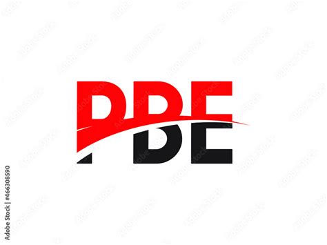 pbe letter initial logo design vector illustration stock vector adobe
