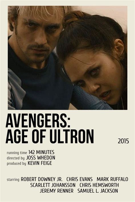 Avengers Age Of Ultron Polaroid Movie Poster Movie Posters Vintage