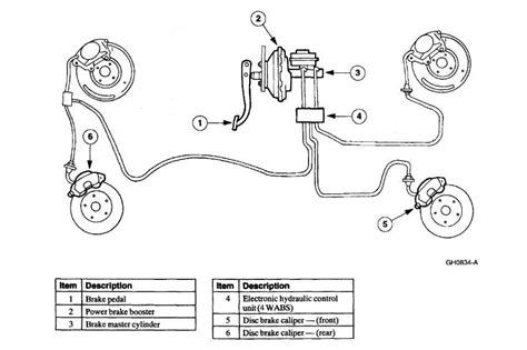 Exploring The Rear Brake Diagram Of The 1993 Ford Ranger