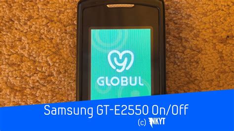 Samsung GT E2550 Monte Slide Globul BG On Off YouTube