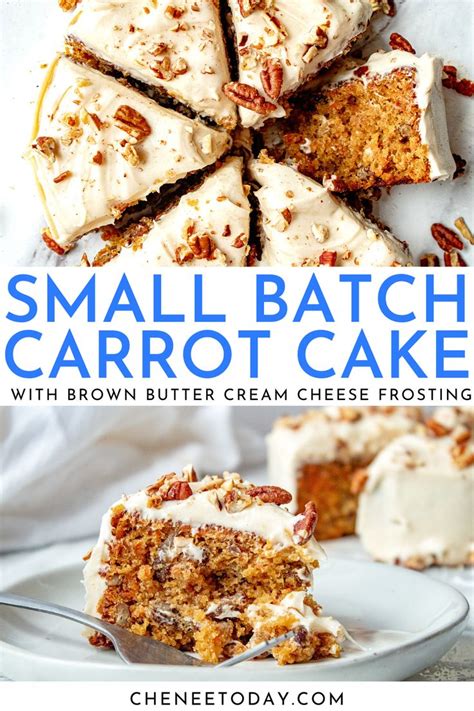 Mini Carrot Cake 6 Inch Carrot Cake Recipe Chenée Today In 2024 6