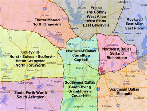 Dfw Metroplex County Map