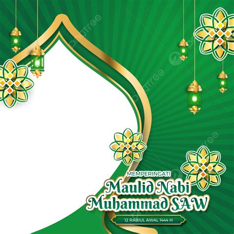 Twibbon Maulid Nabi Muhammad 1444 H Tahun 2022 Bingkai Maulid Nabi