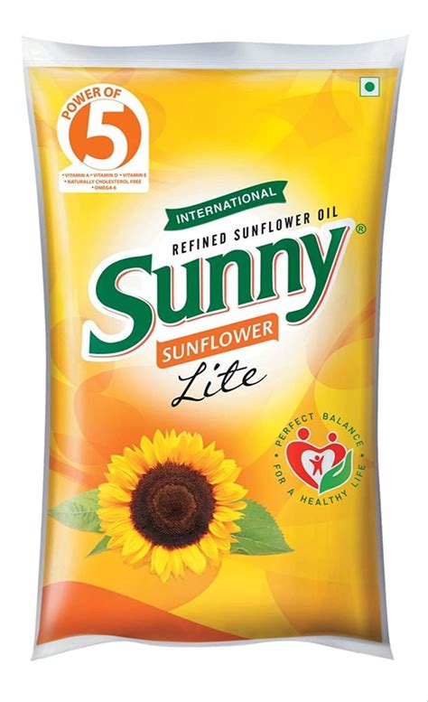 Sunny Refined Sunflower Oil Packaging Type Pouched Packaging Size