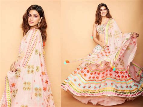 Kriti Sanon Just Wore A Phulkari Lehenga With A Modern Twist Times Of