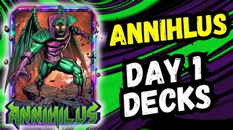 Annihilus Day 1 Decks Marvel Snap YouTube