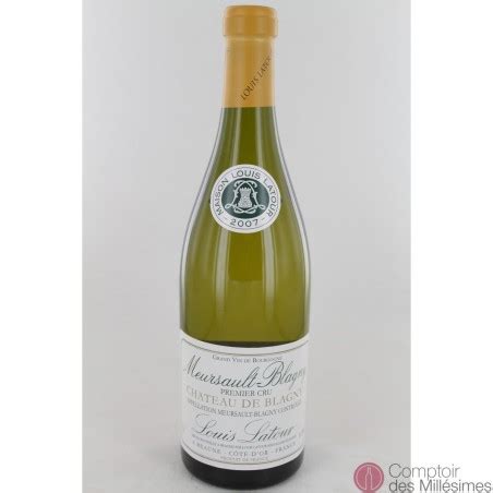 Meursault Er Cru Chateau De Blagny Louis Latour Prix