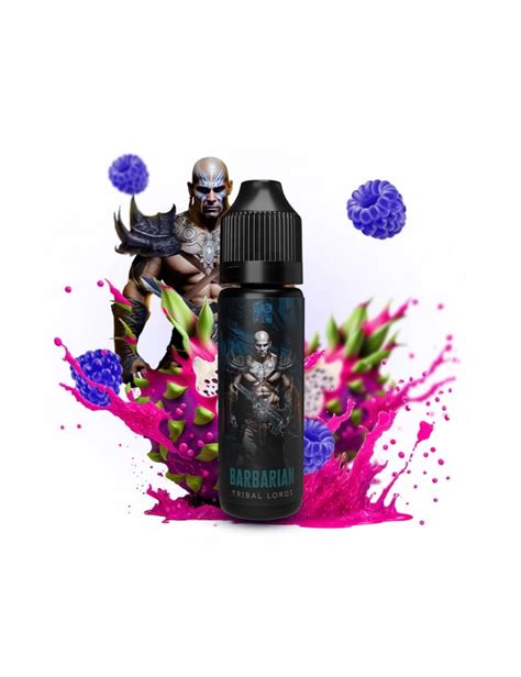 Barbarian 0mg 50ml Fruit Du Dragon Framboise Bleue Tribal Lords By