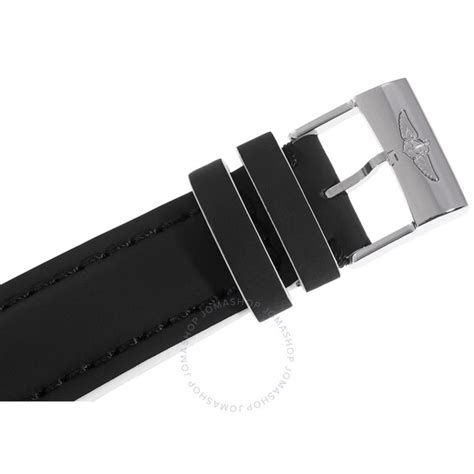 Breitling Black Leather Watch Band Strap 24mm 20mm 231x A20ba1