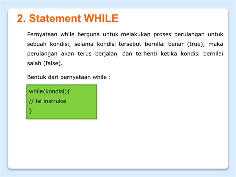 Pbo Pert Mengenal Dan Memahami Konsep Perulangan Pada Java Ppt