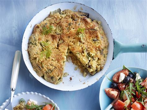 Quinoa Frittata Met Aubergine En Parmezaan Boodschappen