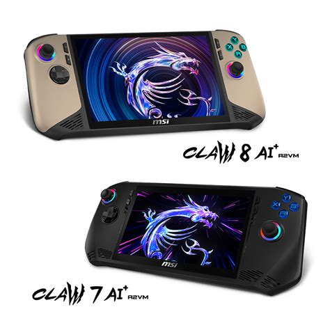 Msi Launches Claw Ai Claw Ai Gaming Handhelds With Lunar Lake