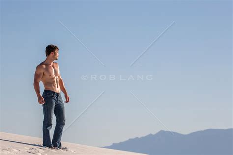 Hot Guy Outdoors Without A Shirt Rob Lang Images