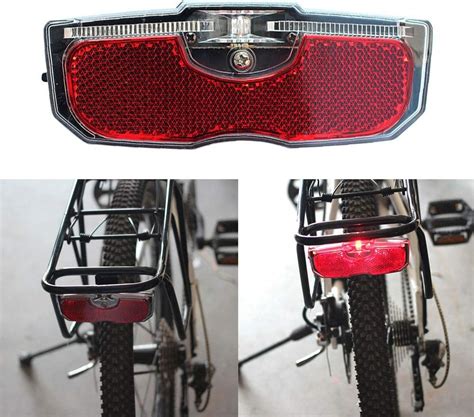 Bike Cycling Bicycle Rear Reflector Tail Light For Luggage Rack No