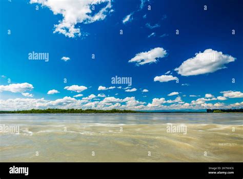 Confluence of the Talkeetna River; Susitna River & Chulitna River; Talkeetna; Alaska; USA Stock ...