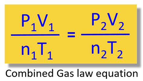 Combined Gas Law Description