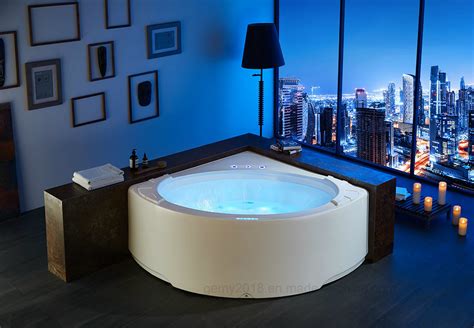 Acrylic Whirlpool Hot Tub Jacuzzi Massage Bathtub In Foshan China Massage Bathtub And Waterfall