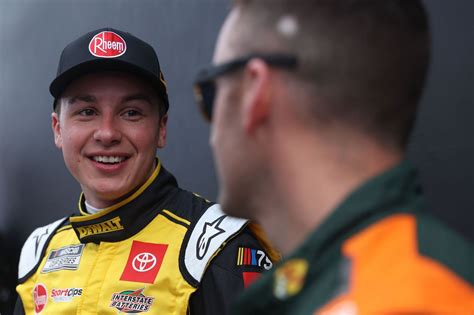 2023 Nascar Daytona 500 Christopher Bell Smiling Ear To Ear Upon