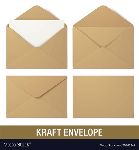 Mockup Envelope Kraft