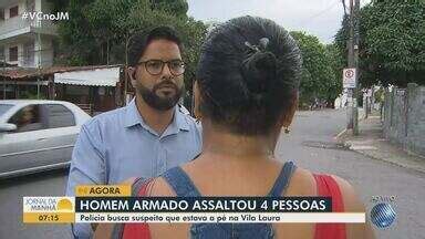 Jornal Da Manh Homem Armado Assalta Quatro Pessoas No Bairro Da Vila