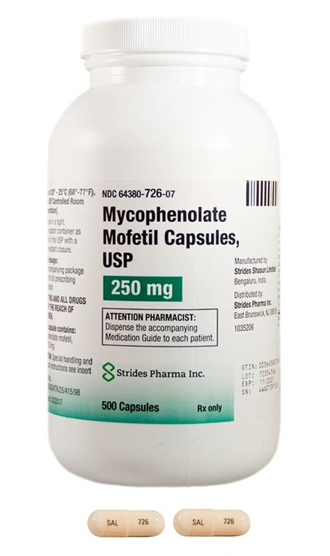 Mycophenolate Mofetil Capsules - Strides Pharma Inc.