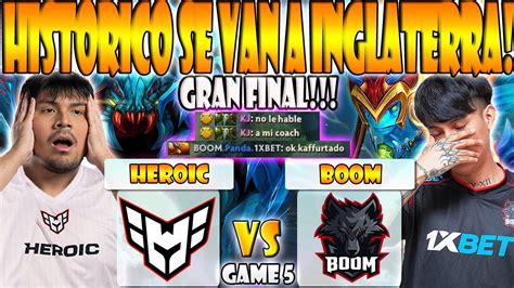 HEROIC VS BOOM BO5 GAME 5 GRAN FINAL K1 HECTOR SCOFIELD VS PAKAZS ESL