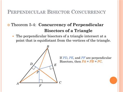 Ppt Use Perpendicular Bisectors Powerpoint Presentation Free