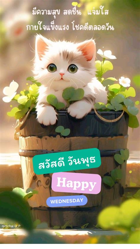 Pin by Ramchai Chuenbumrung on สวสดวนพธ in 2024 Happy wednesday