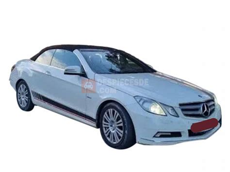 Despiece Mercedes Benz Clase E Cabrio A E Cdi Blueefficiency