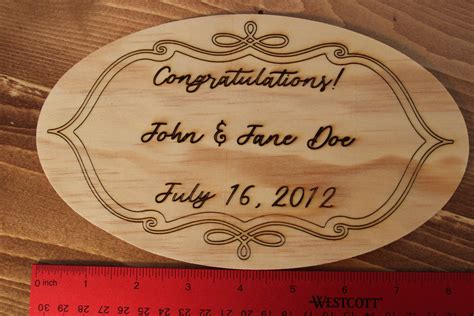 Custom Wedding Day Plaque Etsy