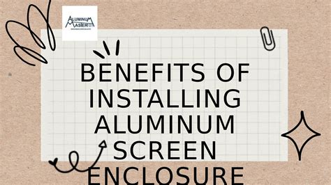 Benefits of Installing Aluminum Screen Enclosure by Aluminum Master LLC ...