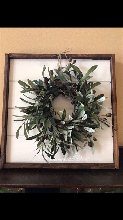 Olive Wreath Olive Branch Wreath Farmhouse Wreath Peace Offering Wreath