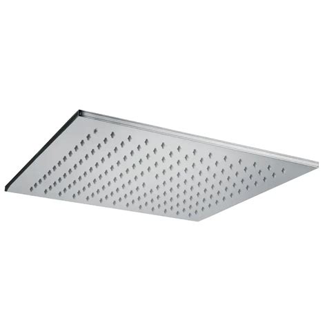 Soffione Quadrato Ispezionabile 30 X 30 Cm In Metallo Cromato Syncro