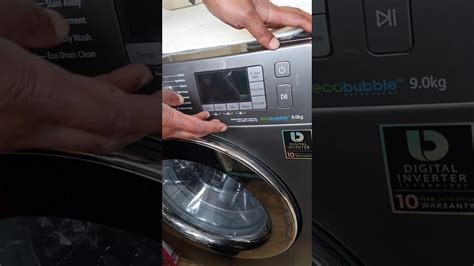 How To Calibrate A Samsung Ecobubble Washing Machine Youtube