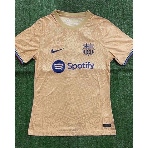 Jual JERSEY BARCA AWAY PLAYER ISSUE 2023 Shopee Indonesia