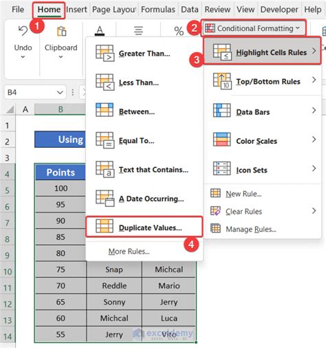 How To Highlight Duplicates In Multiple Columns In Excel 4 Ways