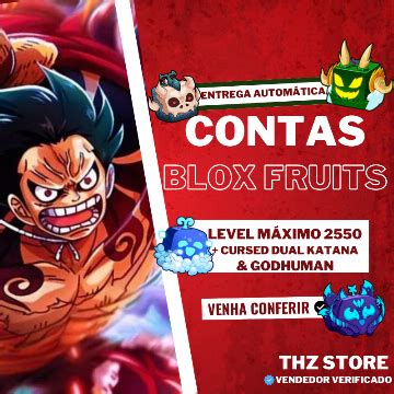 CONTAS BLOXFRUITS LEVEL MÁXIMO GHM Roblox Blox Fruits GGMAX