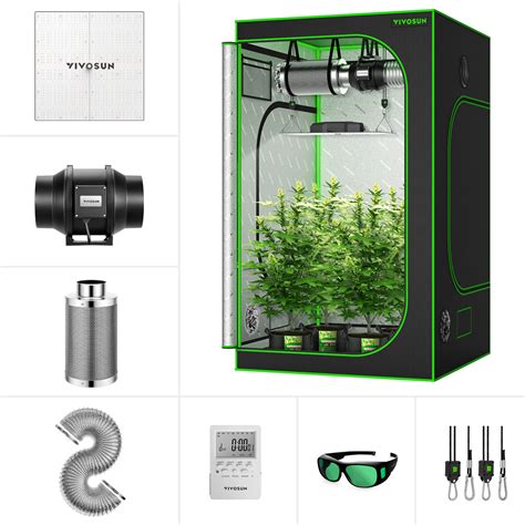 Vivosun X Ft Basic Grow Kit Standard Grow Tent Kit With Vs