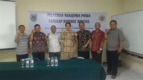 PELATIHAN MANAJEMEN POSKO TANGGAP DARURAT BENCANA Kerjasama PSBA UGM