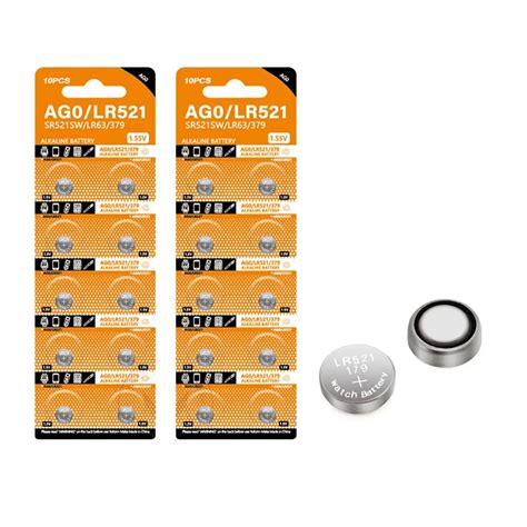 Pcs Pcs Lr Ag Button Batteries Sr Sw A V Alkaline