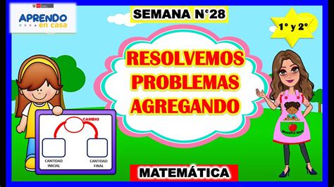 Resolvemos Problemas Agregando Aprendo En Casa Y De