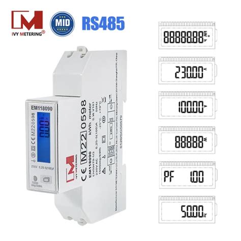 Compteur d énergie électrique intelligent bidirectionnel monophasé