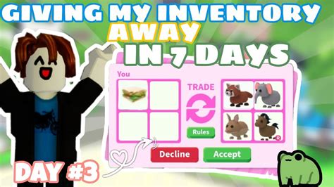 GIVING MY INVENTORY AWAY IN 7 DAYS DAY 3 ONLY TRADING FOOD