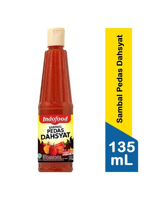 Indofood Sambal Pedas Dahsyat 135ml Klik Indomaret