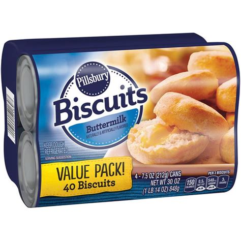 Pillsbury Buttermilk Biscuits 7 5 Oz Instacart