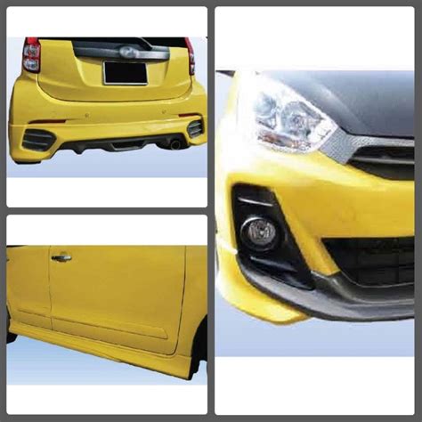 Perodua Myvi Second Generation 2nd Generation Extreme Skirting Body Kit