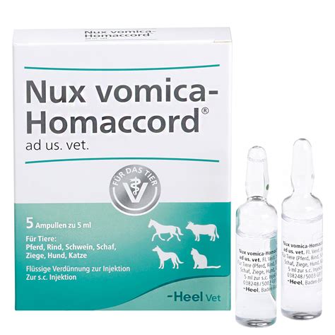 Nux Vomica Homaccord® Vet Ampullen Shop