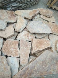 Fargo Giallo Rustic Quartzite Random Irregular Flagstones China Rustic