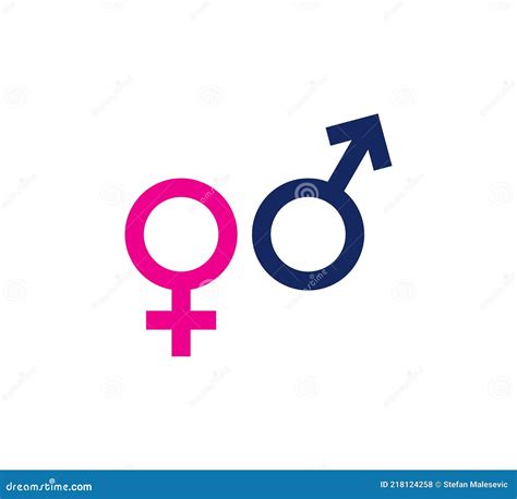 Gender Symbols Stock Vector Illustration Of Flat Relationship 218124258